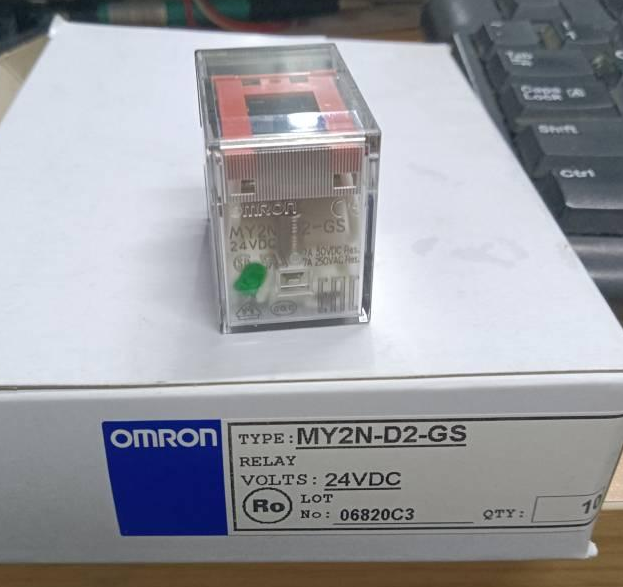 欧姆龙原装继电器my2n-d2-gs-24vdc续流二极管全新正品特价继电器