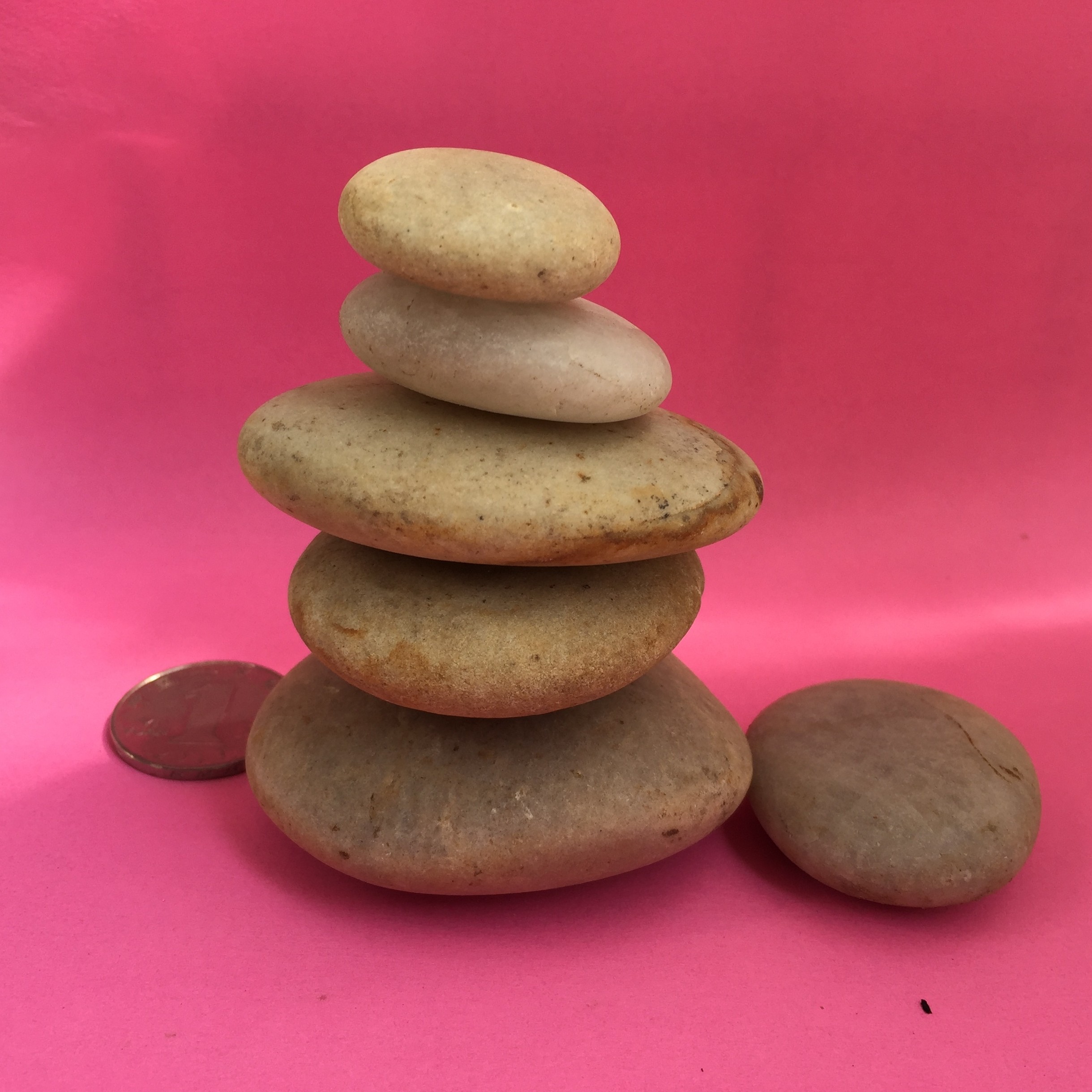 彩绘石画画创意卡通画画绘画石头儿童雨花石原石其它园艺用品