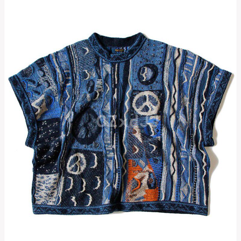 kapital平田反战马甲蝙蝠羊毛背心外搭毛衣