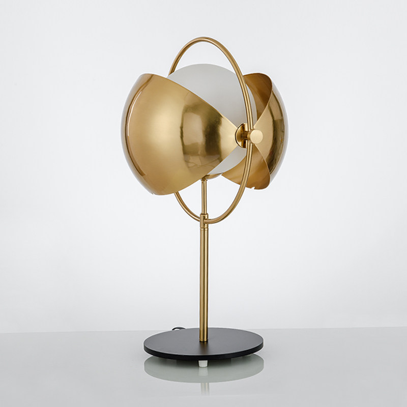 台灯后现代时尚半圆形床头卧室北欧欧风客厅样板房装饰台灯