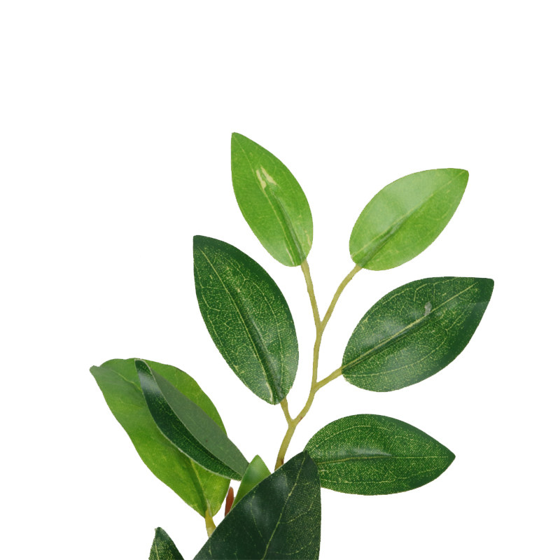 仿真绿植植物平面四叉枝沉香叶假树叶工程布景diy仿真材料