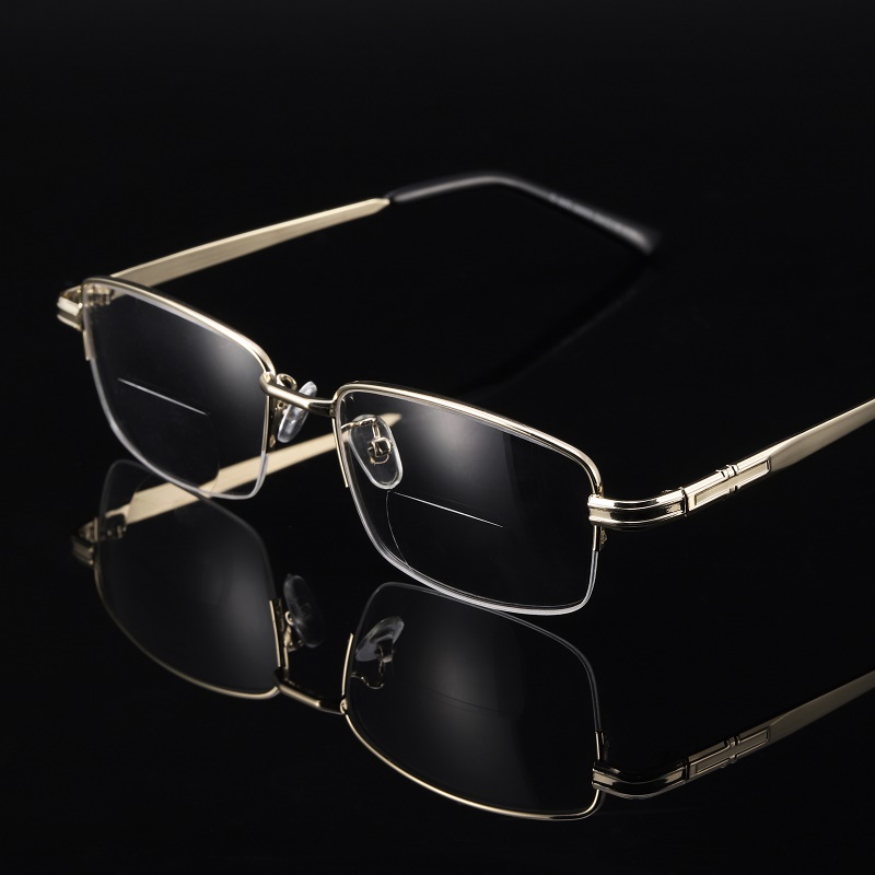 远近两用中年老光眼镜老花镜男女防蓝光辐射抗疲劳老花镜