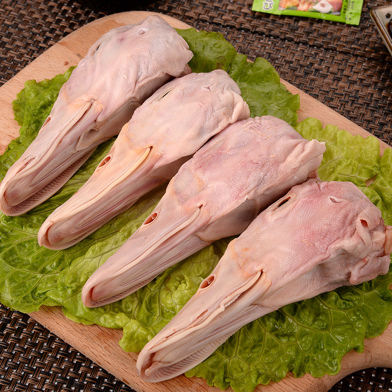 六和鸭头10袋包邮冷冻1kg9食堂酒店用品1公斤鸭副鸭肉