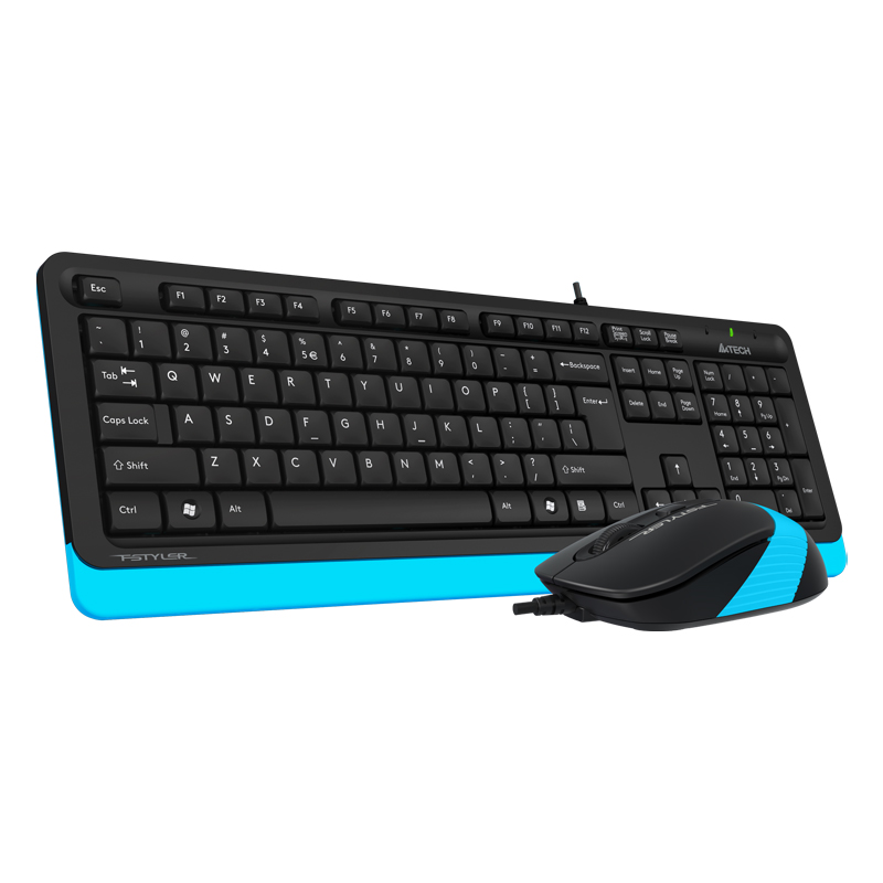 双飞燕f1010官方usb有线键盘鼠标套装办公家用键鼠套装