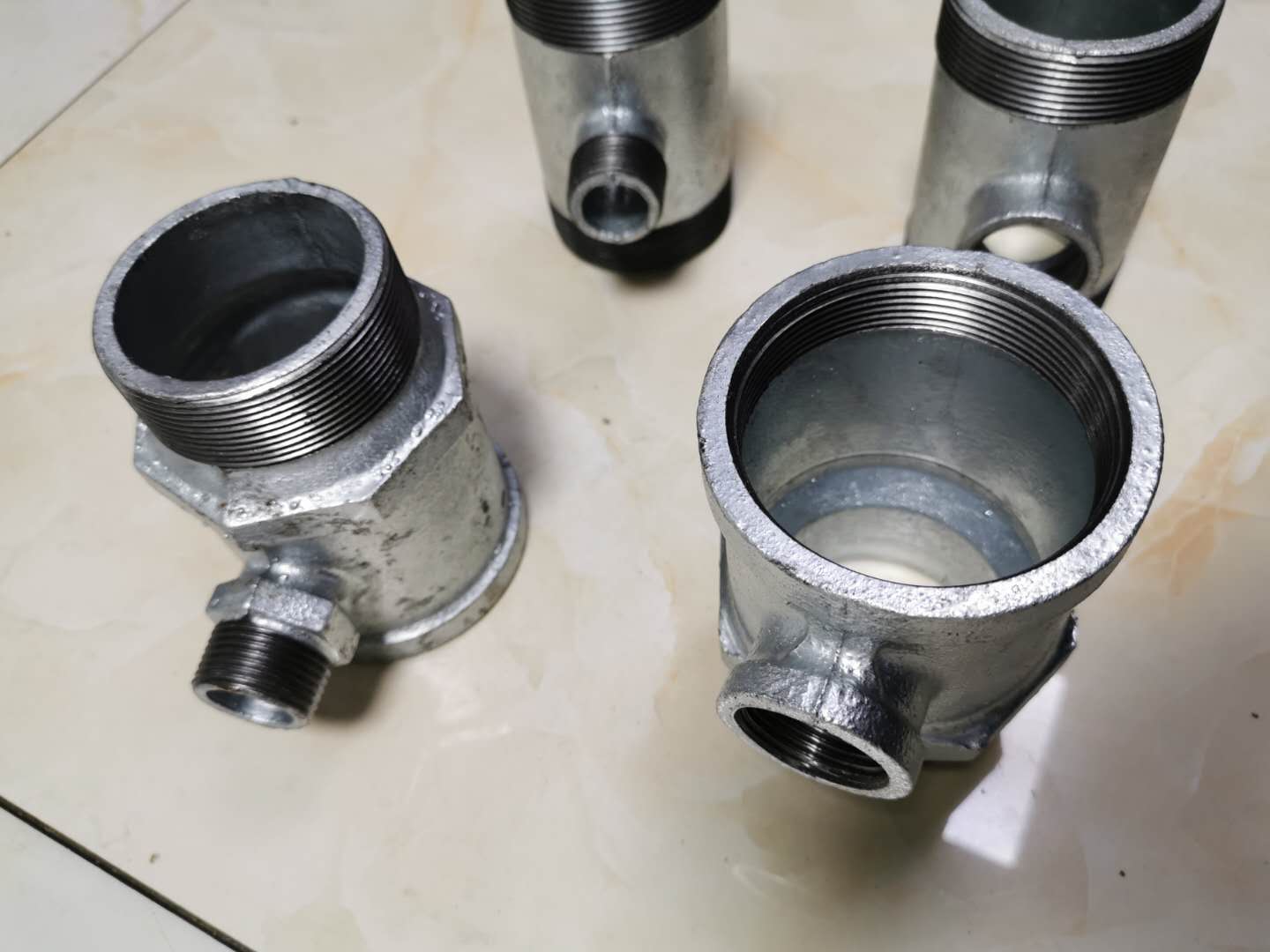 三通内外消防dn65省时异径弯头消火栓专用三通