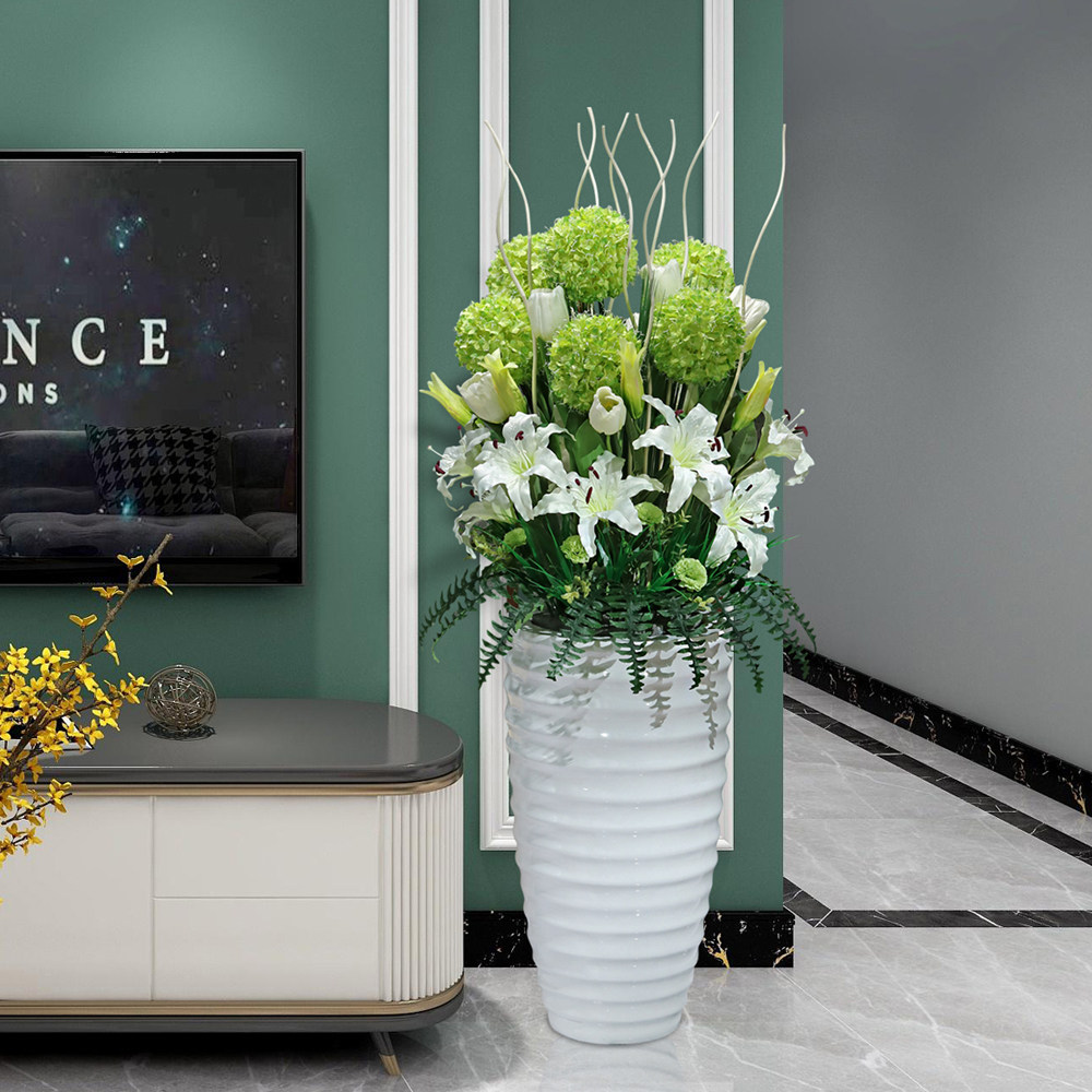 现代简约客厅酒店家居仿真绢花假花装饰插花欧式仿真花