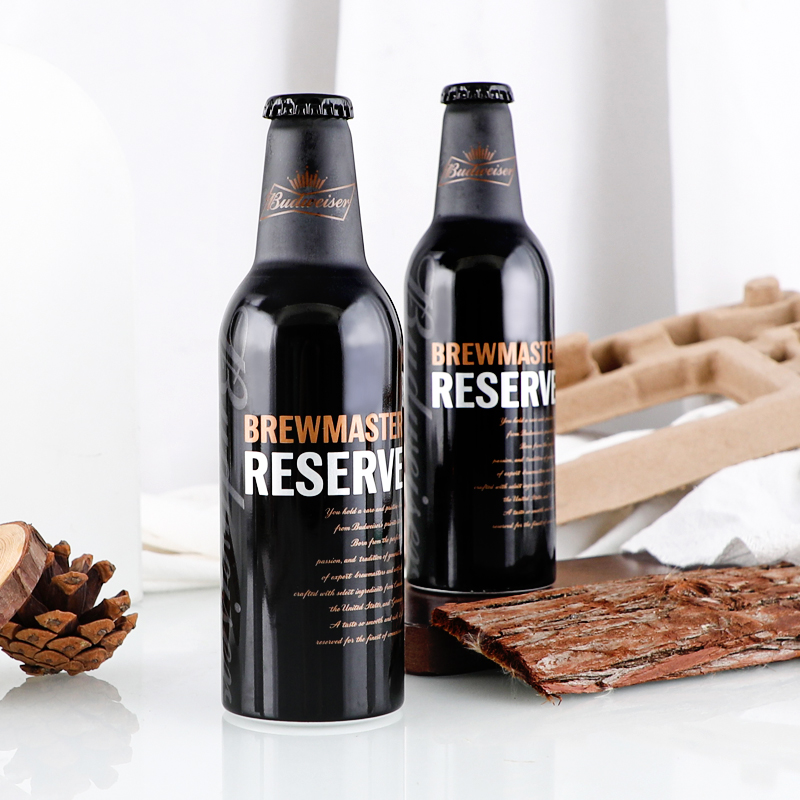 整箱百威大师臻藏啤酒铝瓶铝罐精酿经典黄啤啤酒