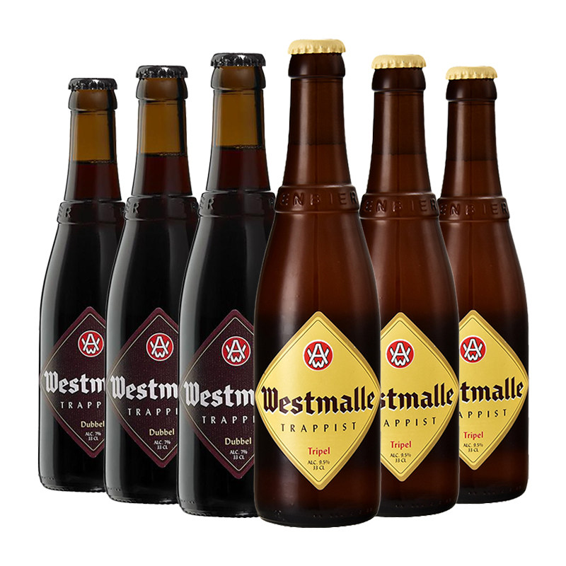 启德精酿啤酒修道院westmalle西麦麦尔双料三料比利时啤酒