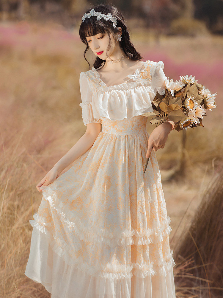 法式小众宫廷风公主裙