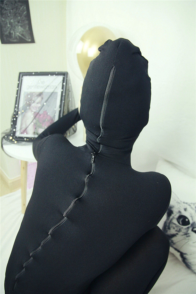 丝袜全包天鹅绒200d加厚连身连体全身性感中筒袜