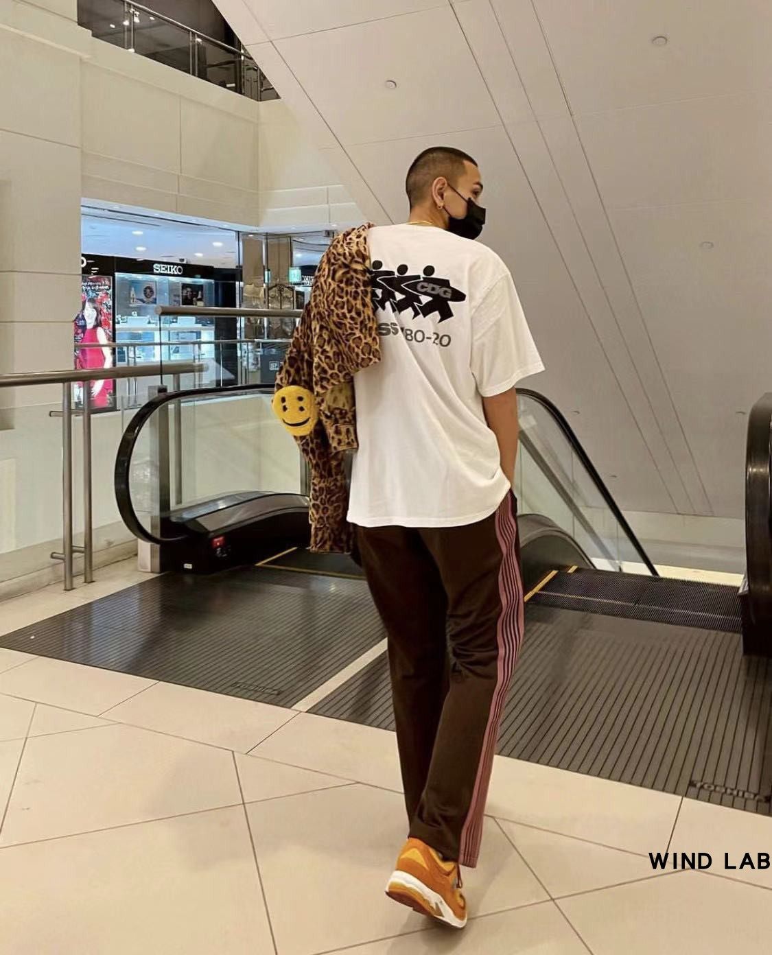 正确cdgstussysurfing联名40周年男女纯棉冲浪印花t恤