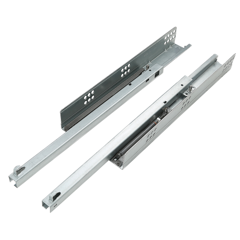 东泰dtc三节托底隐藏式阻尼滑轨橱柜抽屉轨道静音缓冲导轨ss80 - 价格