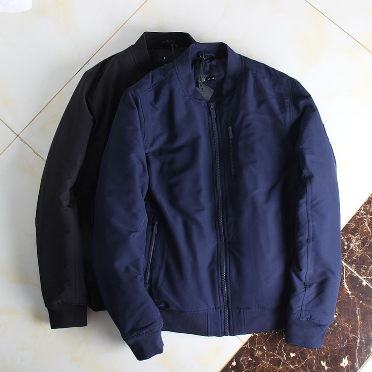 有分量，美国单！外贸出口男冬季棒球领防风防水透气MA1棉衣外套