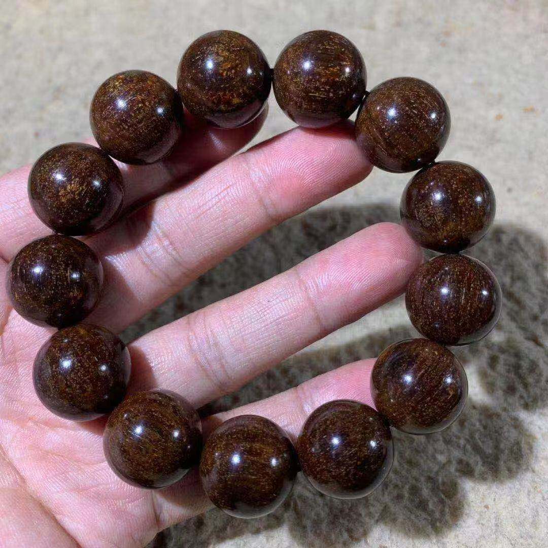 贡木巴布亚暗月星空规格手串清香果味文玩佛珠手串