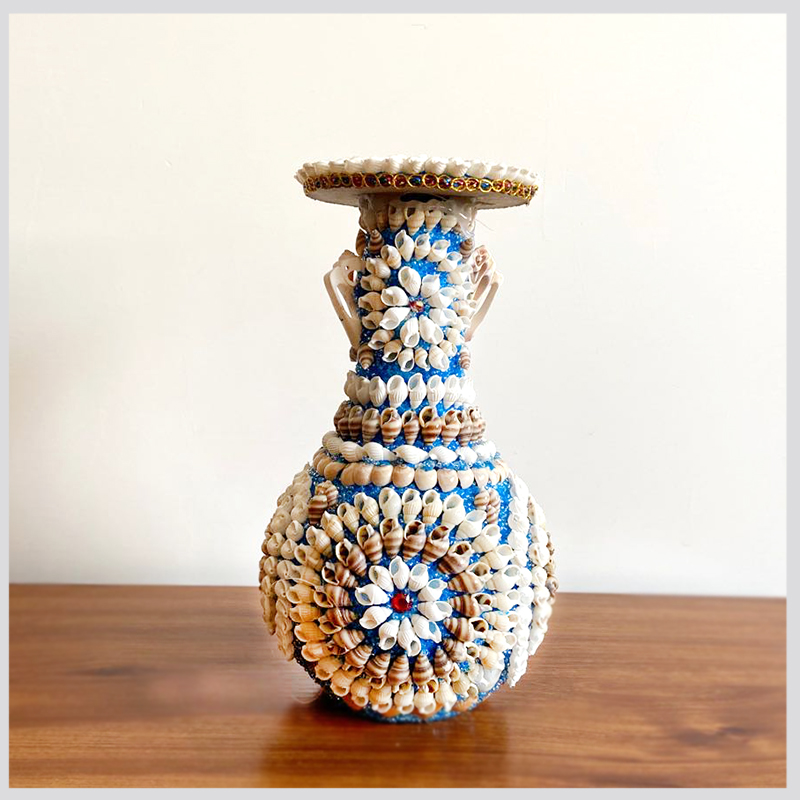 天然海螺贝壳工艺品手工创意礼品花瓶摆件家居海螺