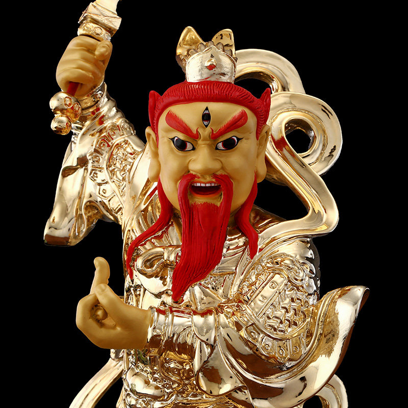王灵官圆通佛具神像道教护法火神王天君天君风水摆件