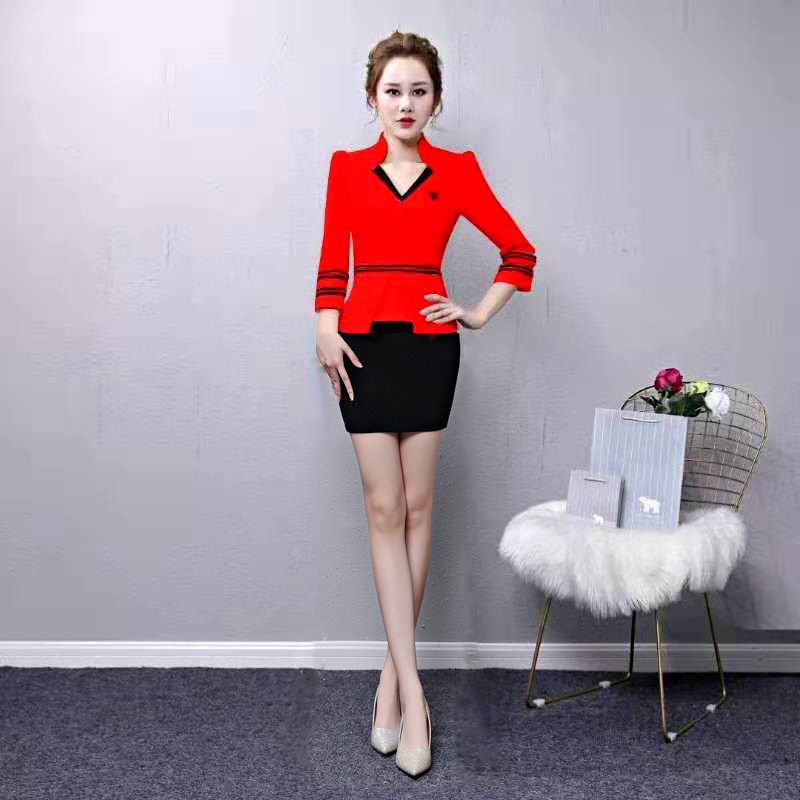 ktv包厢公主工装套装夜总会咨客迎宾夜场dj酒店工作制服