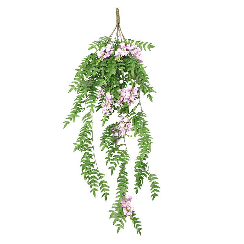 仿真豆槐豆花壁挂植物藤条藤蔓客厅室内装饰绿植仿真花