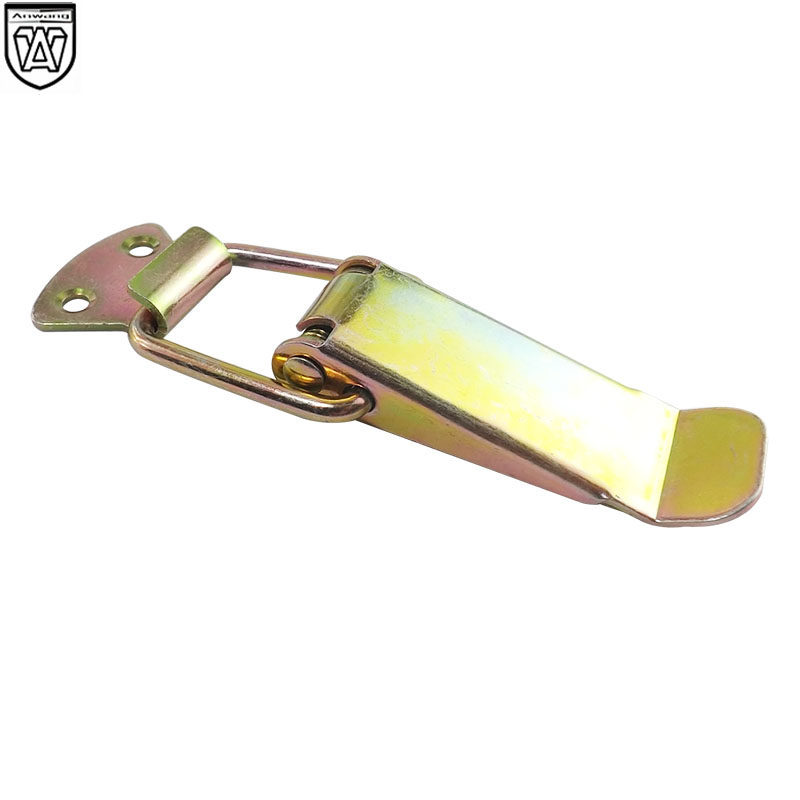 aw安望001铁镀彩蜂箱连接扣格子箱扣弹簧鸭嘴扣箱包扣拉合扣锁