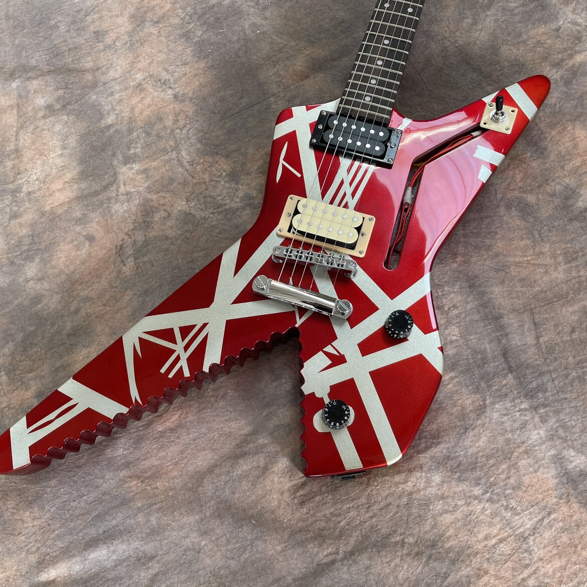 evh金属van海伦范海伦速弹同款点弦吉他鲨鱼吉他-电吉他