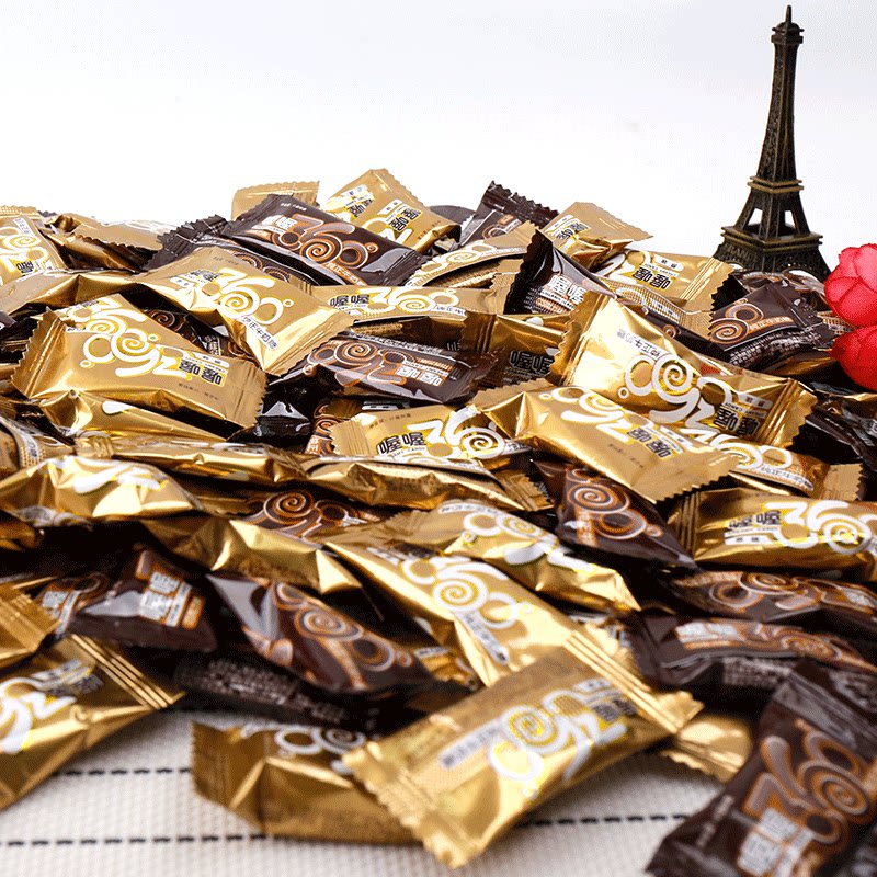 喔喔巧克力奶糖散装软糖wowo佳佳结婚喜糖过年传统糖果