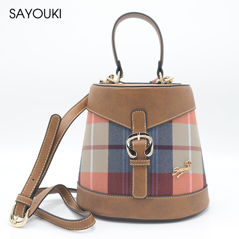 新款包包女2021年爆款水桶包洋气洋气质感潮牌圆筒水桶包