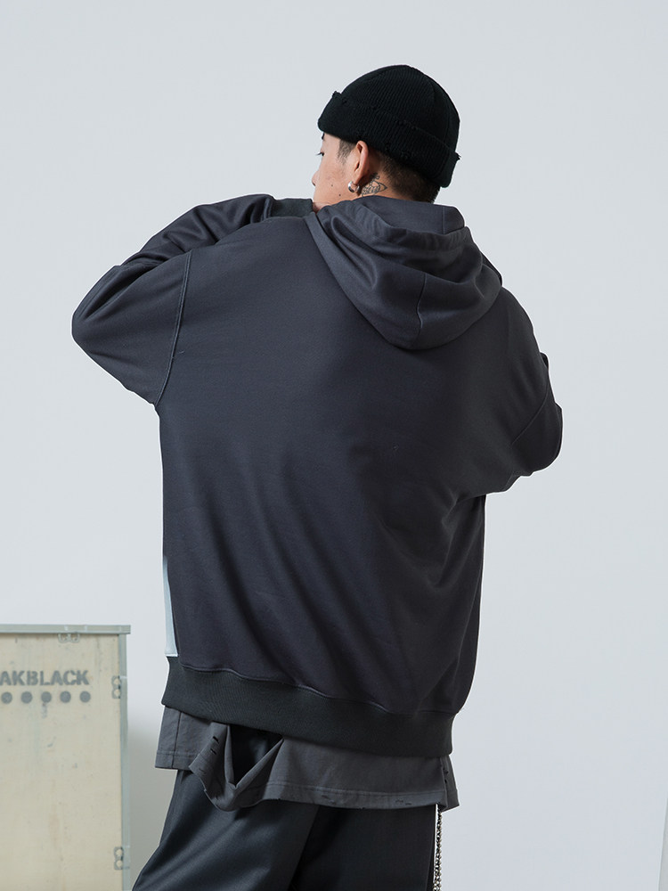 kodakblack印花连帽卫衣男2020秋冬新款宽松休闲情侣卫衣