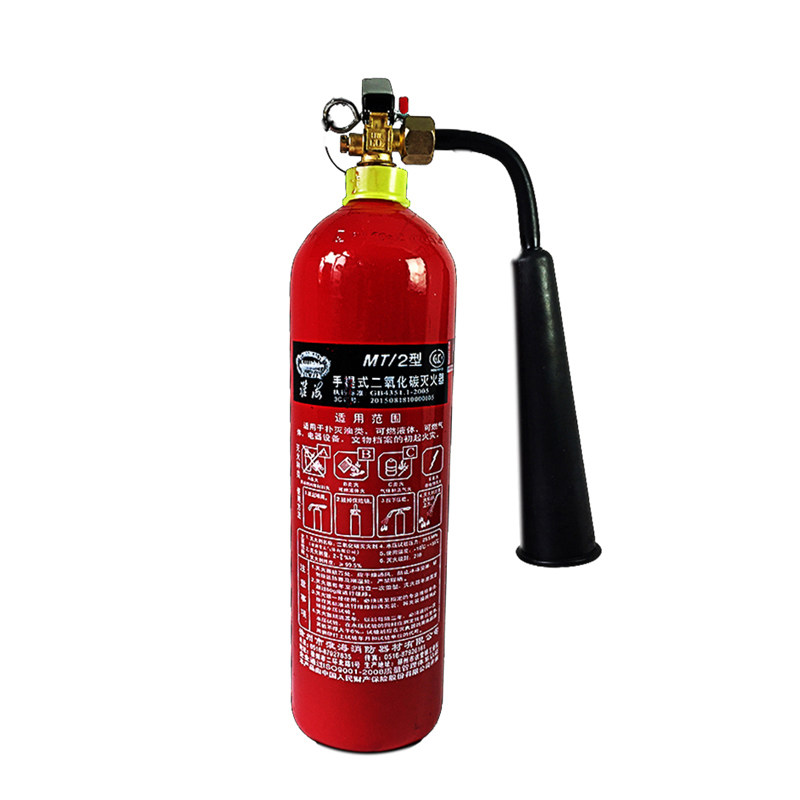 手提式二氧化碳灭火器mt27公斤推车24kg机房c02干冰灭火器