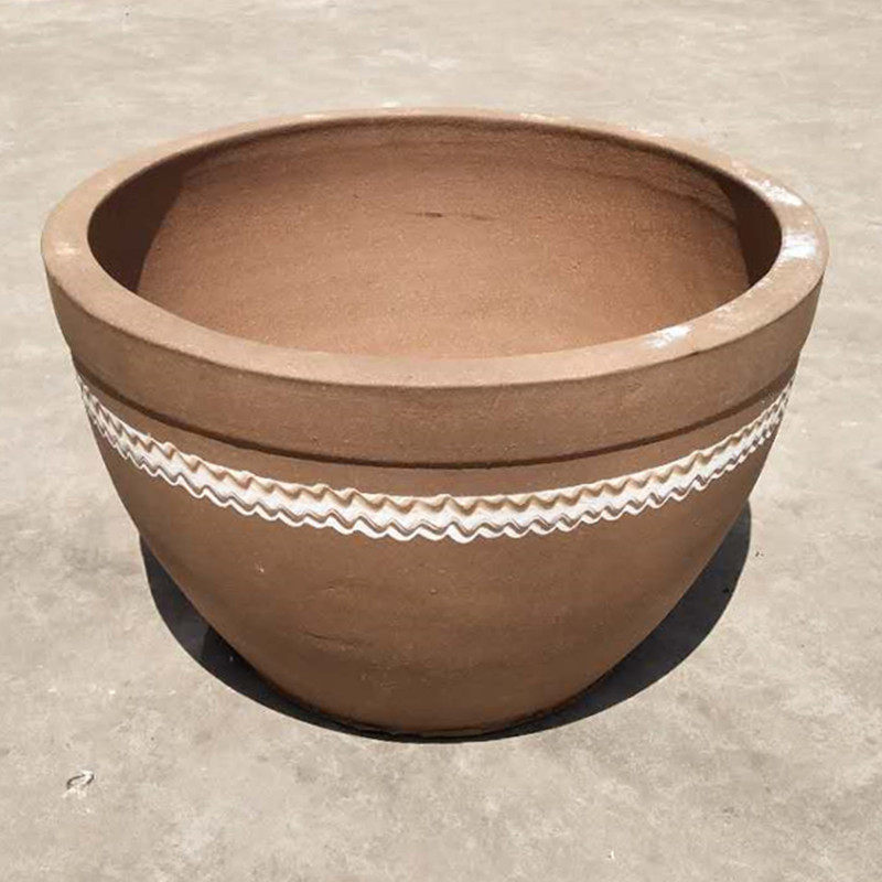 【米桶】大水缸养鱼陶瓷庭院粗土缸老式土陶花缸户外荷花缸造