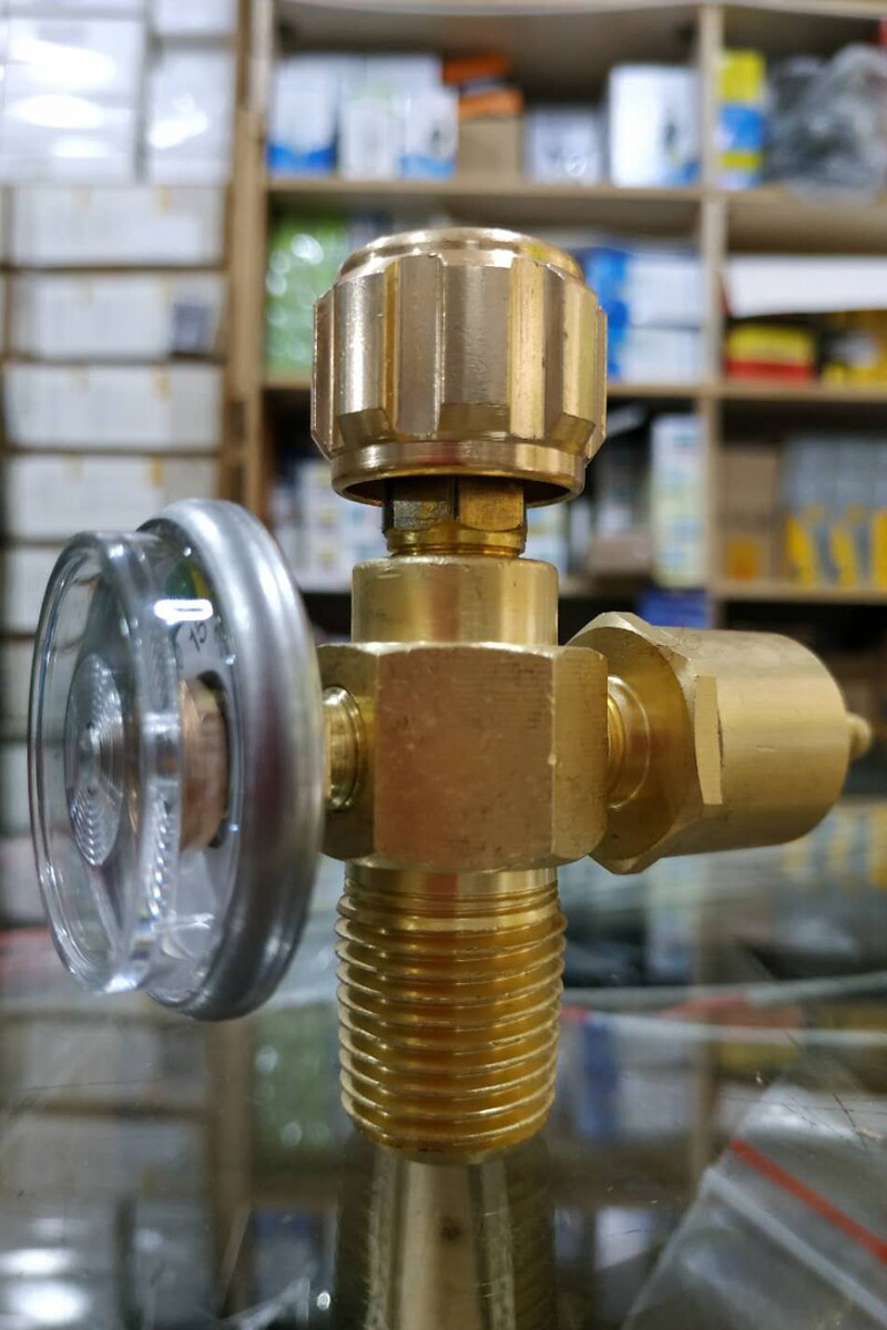 全铜2l小氧气瓶阀门开关金属旋钮氧气气管其他阀门