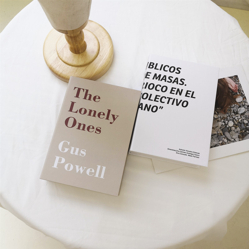 ins风北欧极简仿真假书道具样板房