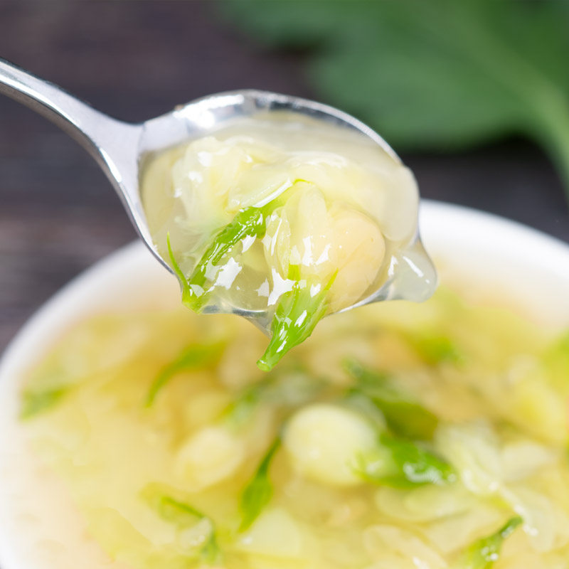 茉莉冰粉茉莉花花白桃酱果味茉莉花茶原料红糖糍粑果酱