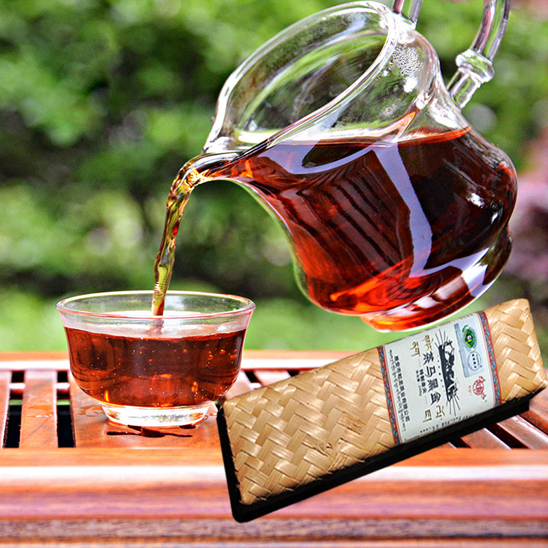 茶马黑金金藏雅安茶黑和龙茶厂竹条传统工艺其它黑茶