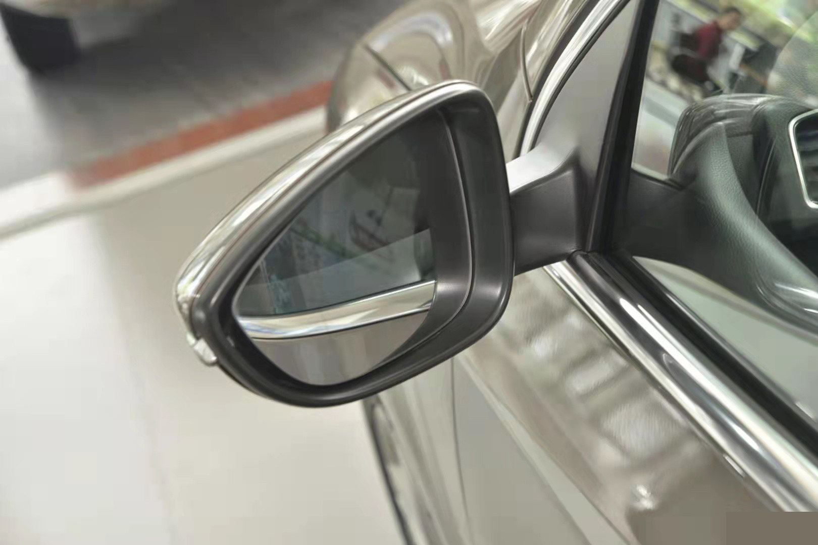 迈腾一汽大众b7l新迈腾倒车后视镜反光镜总成倒车镜