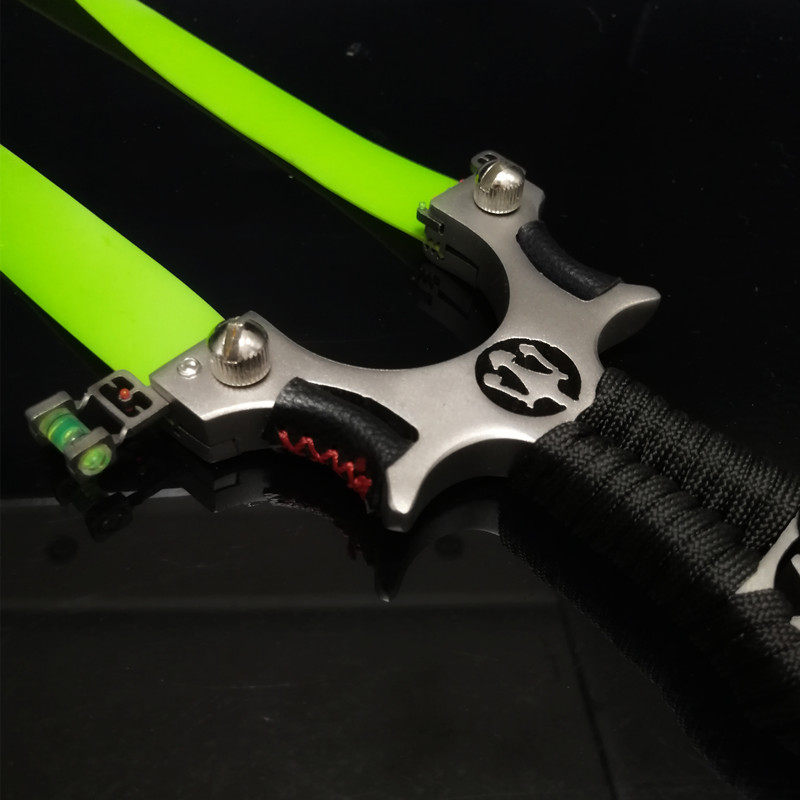 弹弓红外线扁皮线切割不锈钢免绑快压激光实战大威拉力绳