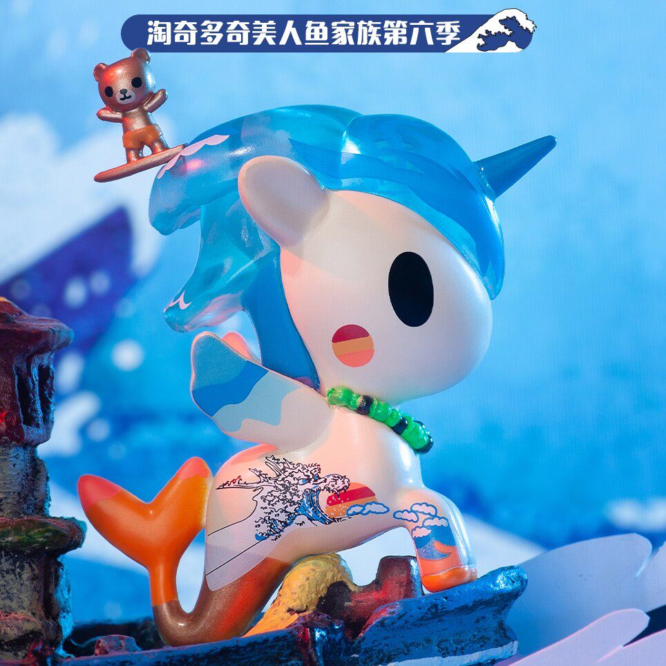 tokidoki淘奇多奇美人鱼系列6代盲盒透明款潮手办潮玩盲盒