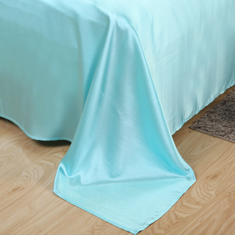 夏季丝滑天丝床单床笠床罩冰丝0.8m 0.9 1.35 1.6 1.7 1.9 2.2米