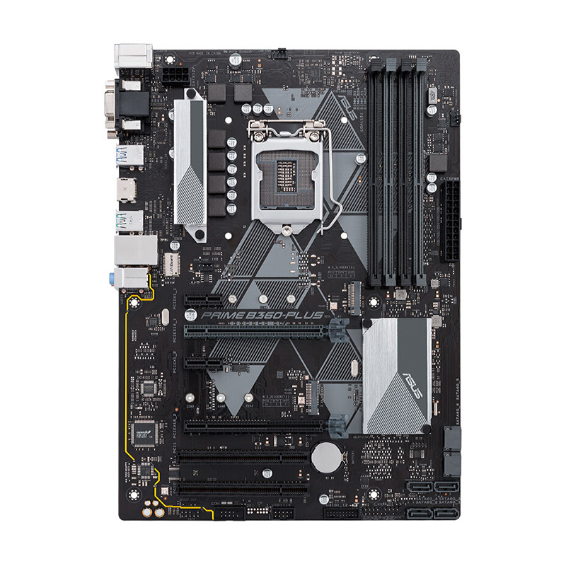 主机支持8代9代cpu plus电脑主板1151针m.2台式 华硕b360 库存asus