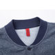 Camel men's spring and autumn men's semi-opened shirt baseball stand collar business casual bottoming head sweater outside Camel men's spring and autumn men's semi-opened shirt baseball stand collar business casual bottoming head sweater outside