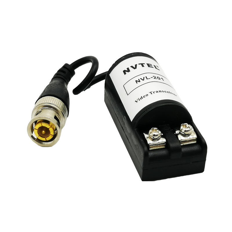 无源双绞线传输器bnc接头 300米全铜螺丝网线安防监控配件nvl-201