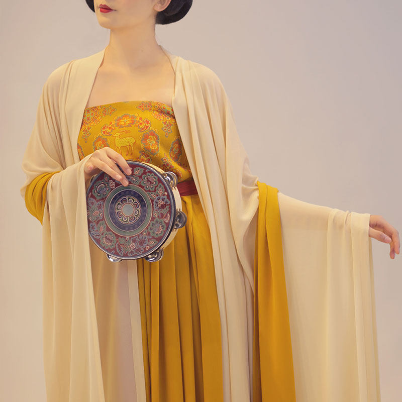 谜阿月桂诃子裙汉服唐风大袖衫汉元素汉服