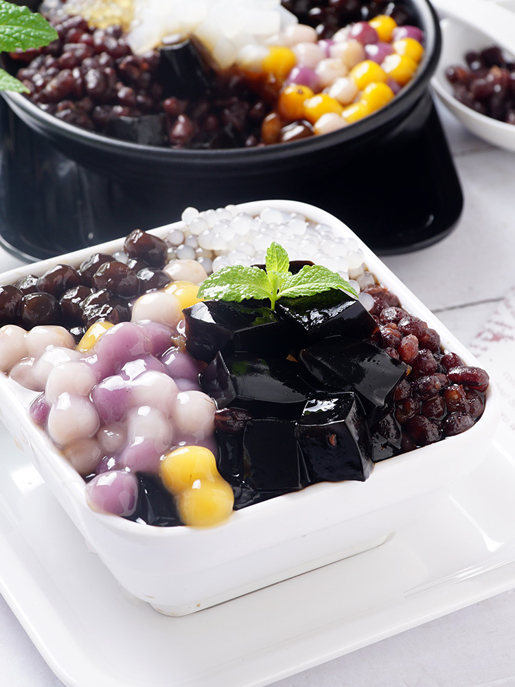 烧仙草粉正宗台湾凉粉芋圆仙草珍珠奶茶甜品天然粉粉食品