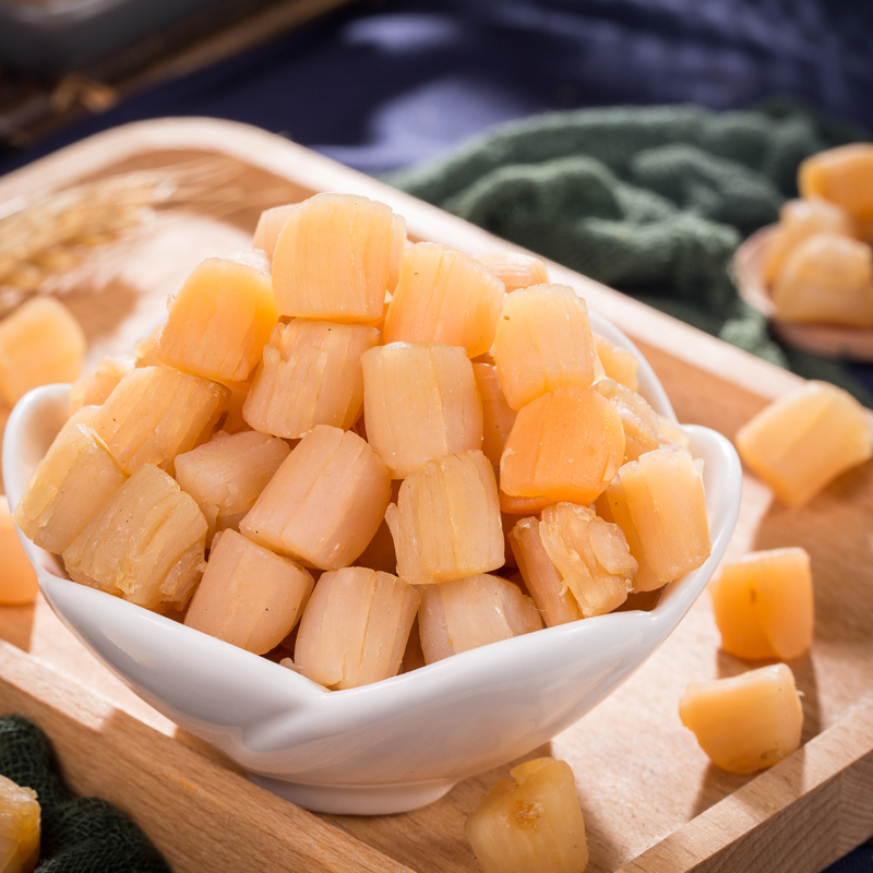 藩篱瑶柱干贝250g宝宝淡干元贝扇贝柱丁海鲜干贝