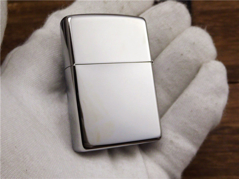 zippo打火机全新14年镜面黑桃原装正品专柜正版zippo