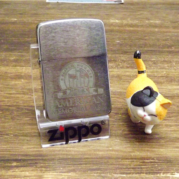 美国二手zippo14年塞班纪念公园正品原装打火机进口zippo