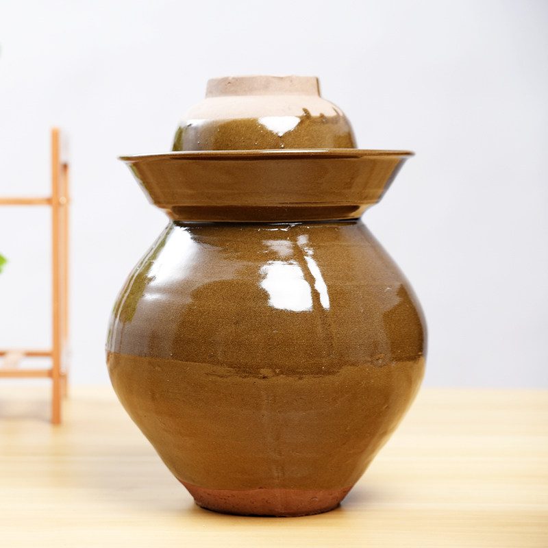 四川泡菜坛子老式土陶酸菜陶瓷加厚腌菜咸菜密封罐