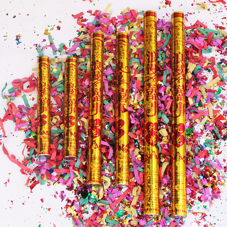 结婚礼炮婚庆婚礼礼炮结婚用的礼炮礼花花瓣礼炮手持礼炮喜庆礼炮