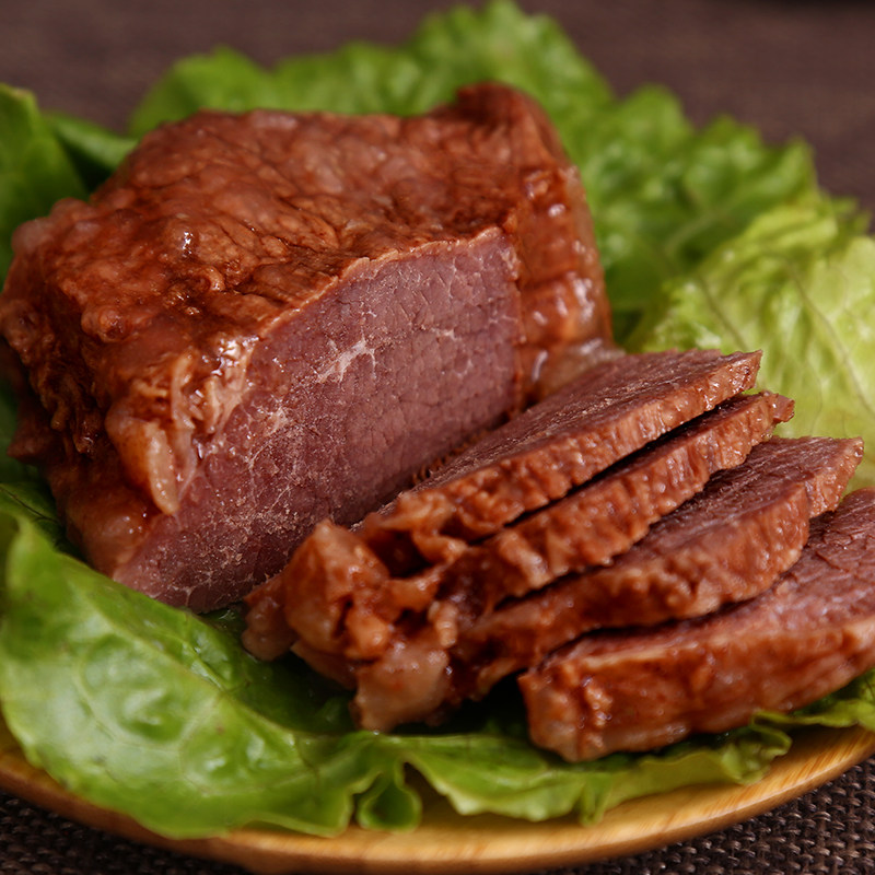 天台特产天台山始丰特制小狗牛卤味五香麻辣熟牛肉干休闲小吃零食