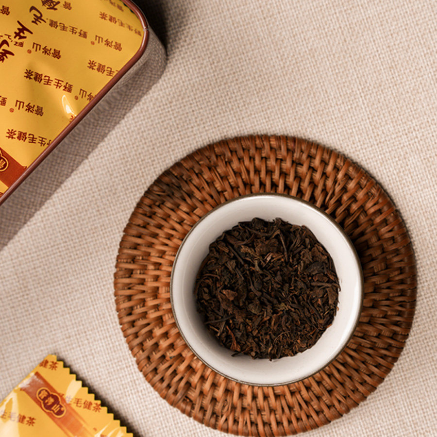 山西药茶宁武特产野生毛尖毛健茶芦芽山红茶岩青蓝精品300g盒包邮