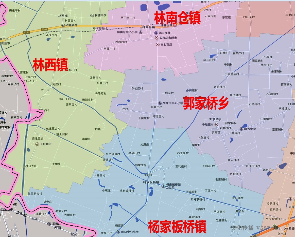 玉田县村庄地图图片
